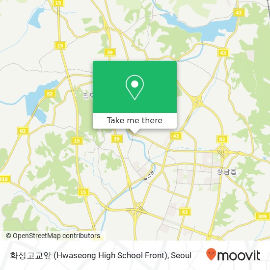 화성고교앞 (Hwaseong High School Front) map