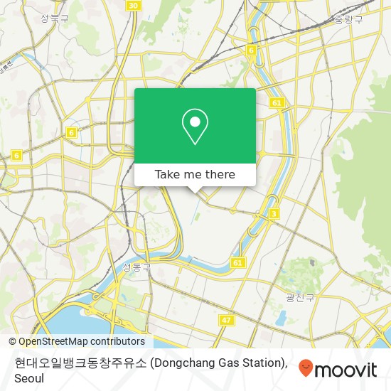 현대오일뱅크동창주유소 (Dongchang Gas Station) map