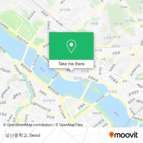 성산중학교 map