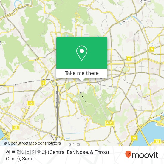 센트럴이비인후과 (Central Ear, Nose, & Throat Clinic) map