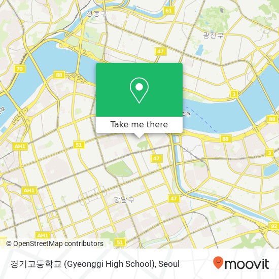 경기고등학교 (Gyeonggi High School) map