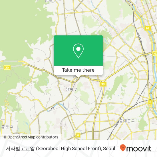 서라벌고교앞 (Seorabeol High School Front) map