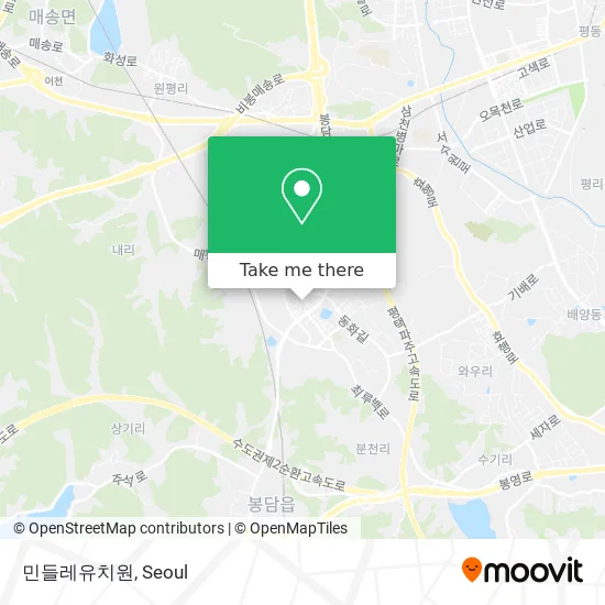 민들레유치원 map