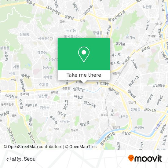 신설동 map