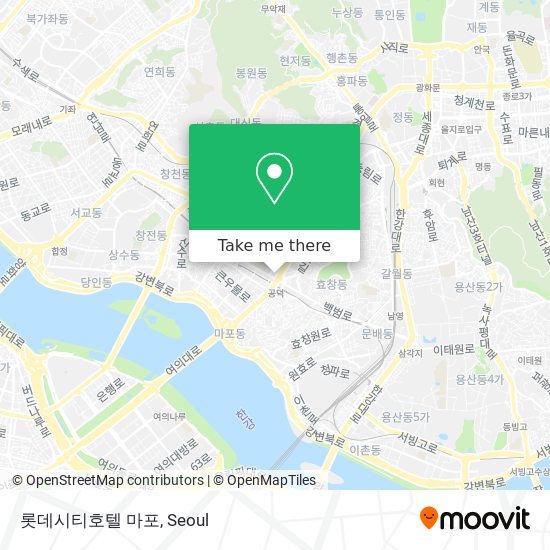 롯데시티호텔 마포 map
