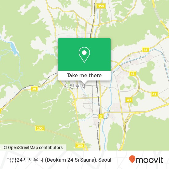 덕암24시사우나 (Deokam 24 Si Sauna) map