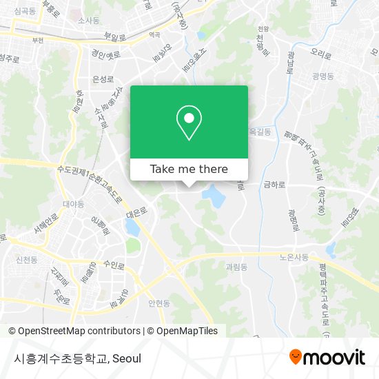 시흥계수초등학교 map
