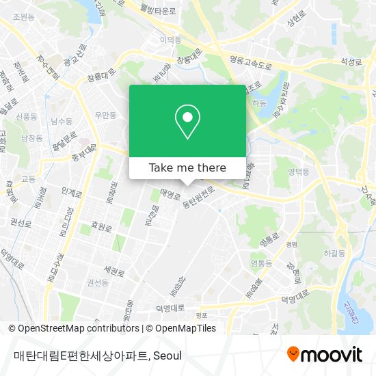 매탄대림E편한세상아파트 map