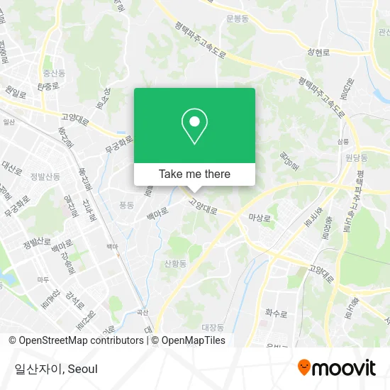 일산자이 map