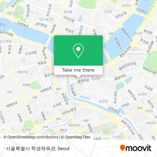 서울특별시 학생체육관 map