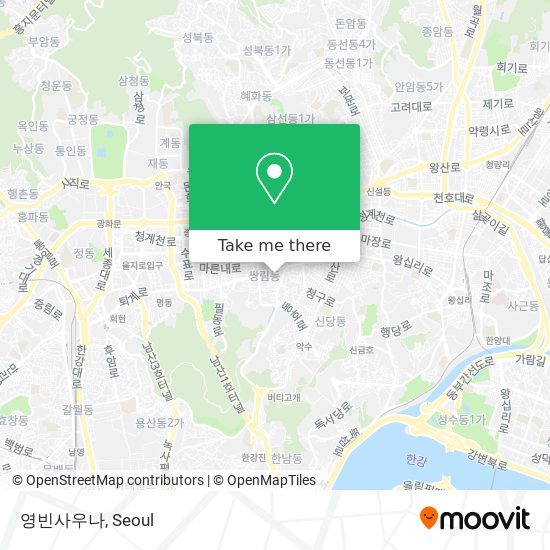 영빈사우나 map