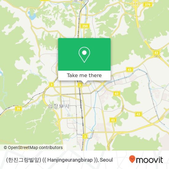 (한진그랑빌앞) (( Hanjingeurangbirap )) map