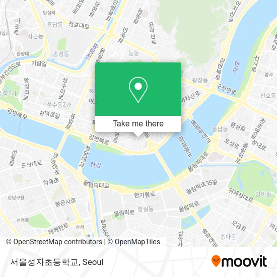 서울성자초등학교 map