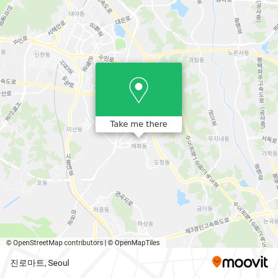 진로마트 map