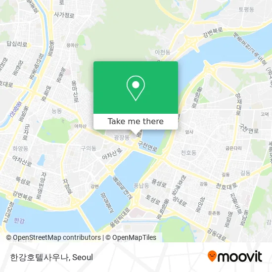 한강호텔사우나 map