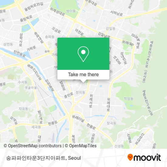송파파인타운3단지아파트 map