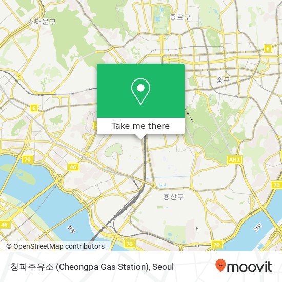 청파주유소 (Cheongpa Gas Station) map