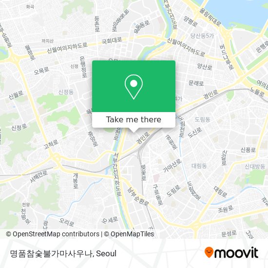 명품참숯불가마사우나 map