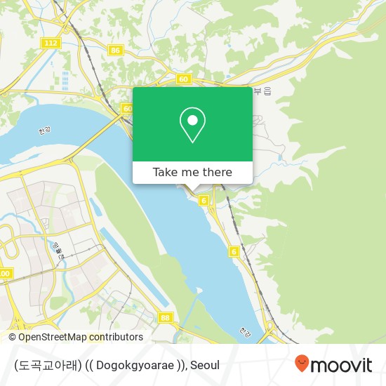 (도곡교아래) (( Dogokgyoarae )) map
