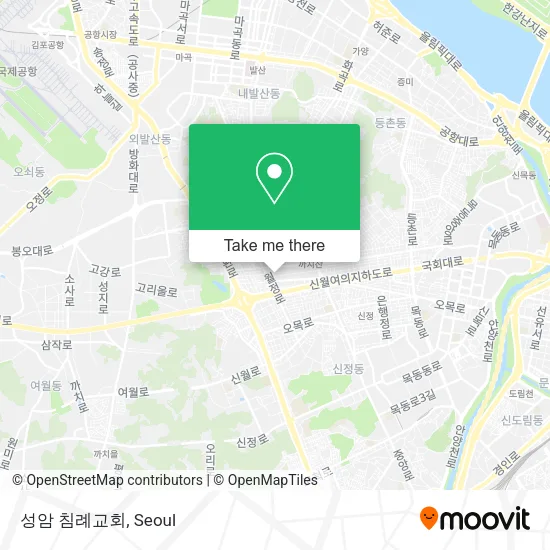 성암 침례교회 map