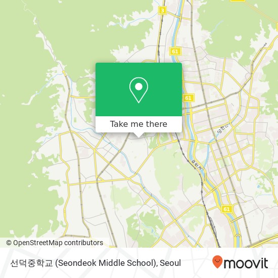 선덕중학교 (Seondeok Middle School) map