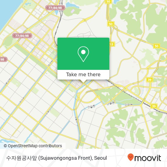 수자원공사앞 (Sujawongongsa Front) map