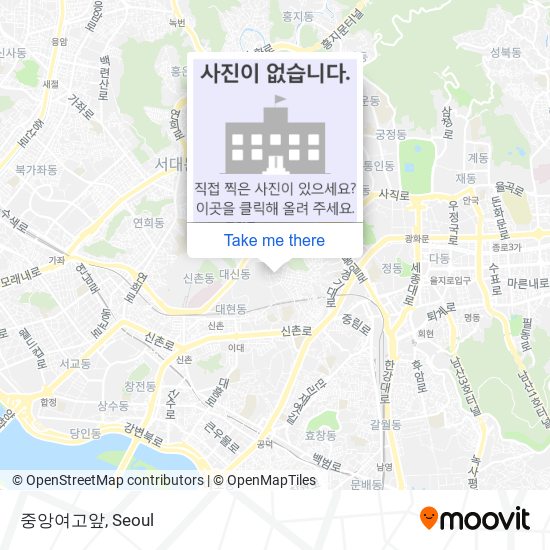 중앙여고앞 map