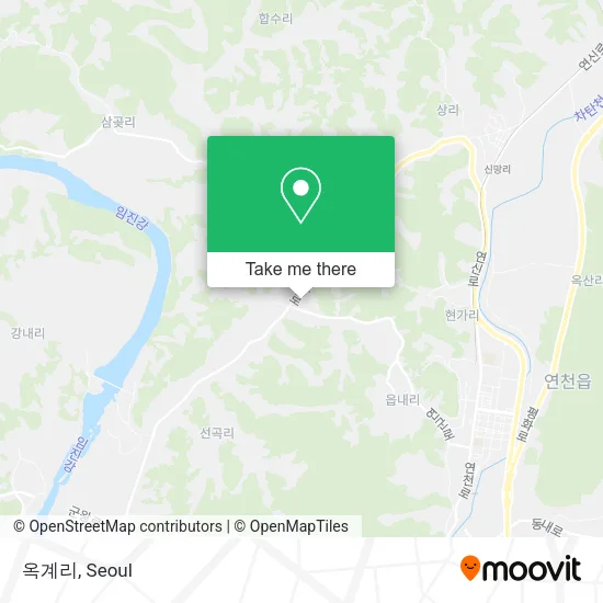 옥계리 map