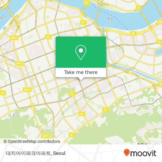 대치아이파크아파트 map