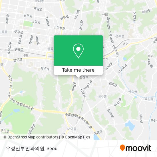 우성산부인과의원 map