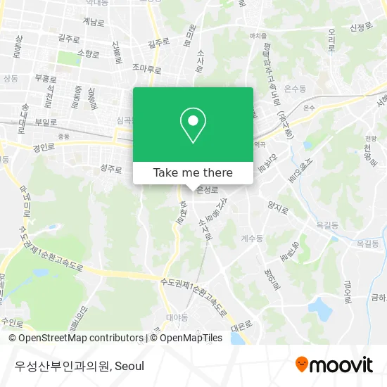 우성산부인과의원 map