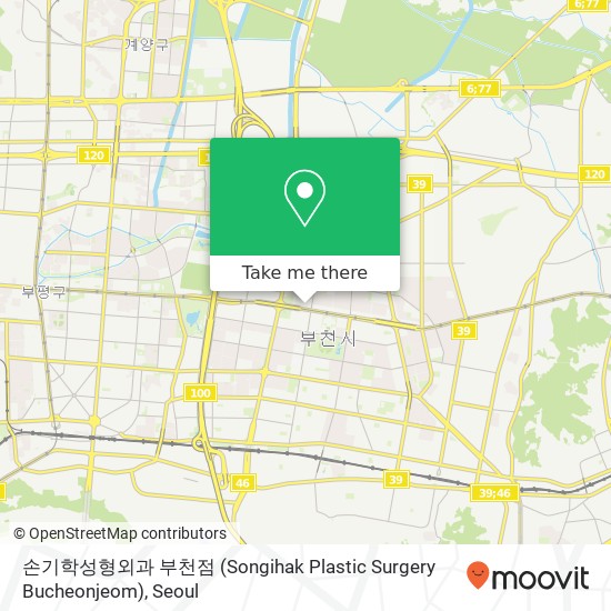 손기학성형외과 부천점 (Songihak Plastic Surgery Bucheonjeom) map