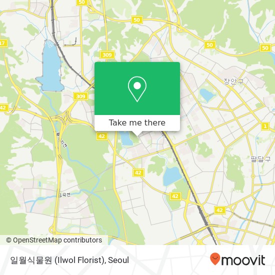 일월식물원 (Ilwol Florist) map
