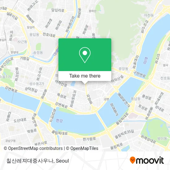칠산레져대중사우나 map