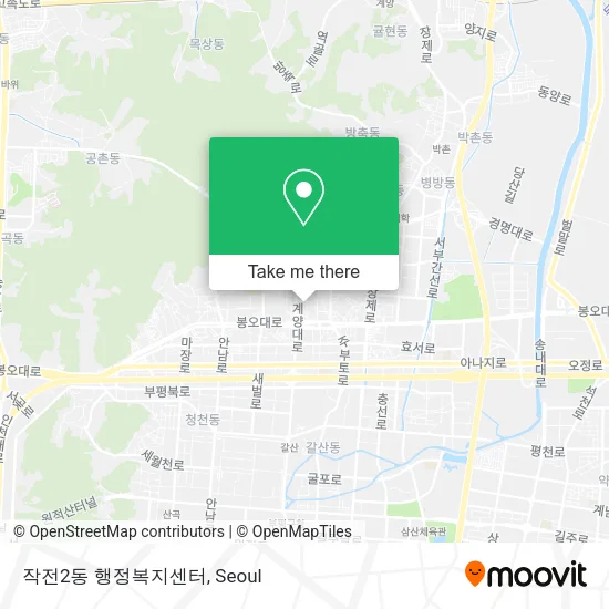 작전2동 행정복지센터 map
