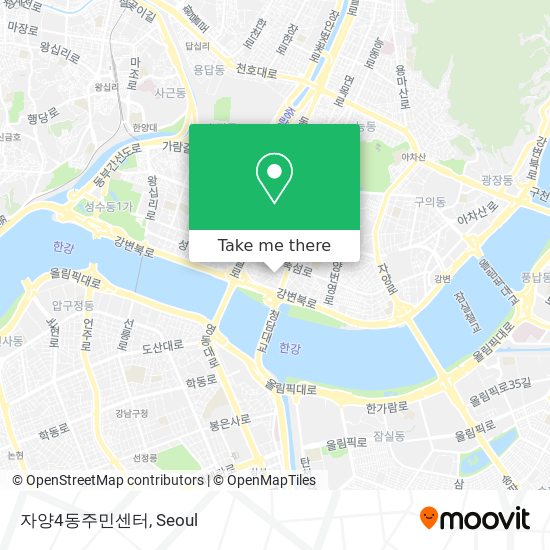 자양4동주민센터 map