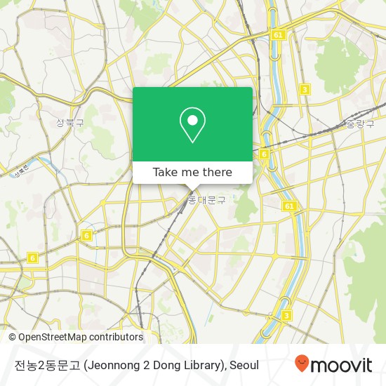 전농2동문고 (Jeonnong 2 Dong Library) map