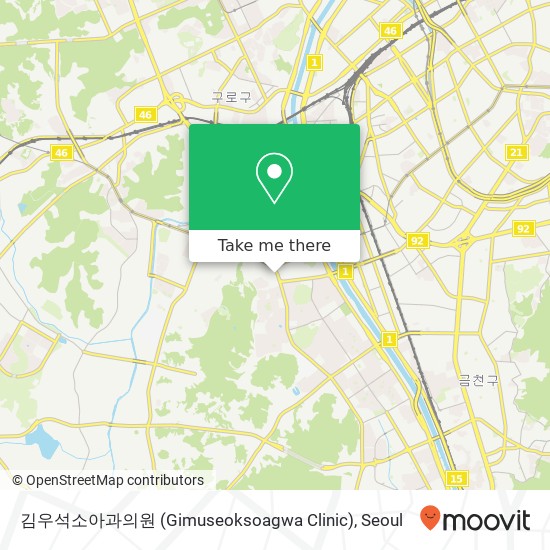 김우석소아과의원 (Gimuseoksoagwa Clinic) map
