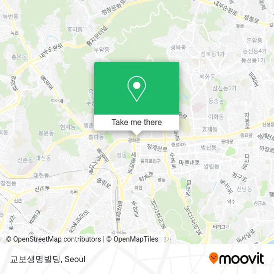 교보생명빌딩 map