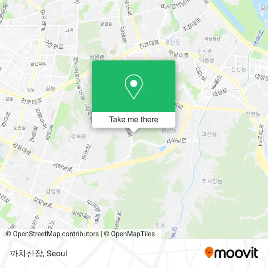 까치산장 map