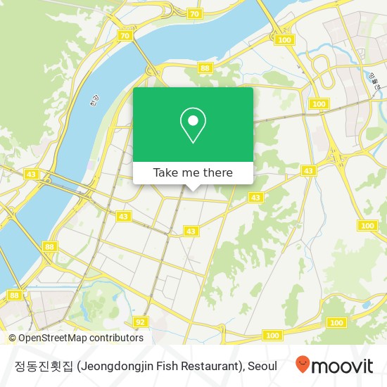 정동진횟집 (Jeongdongjin Fish Restaurant) map