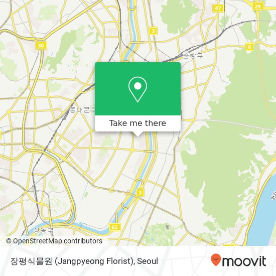 장평식물원 (Jangpyeong Florist) map