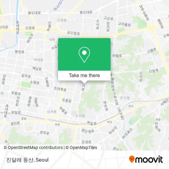 진달래 동산 map