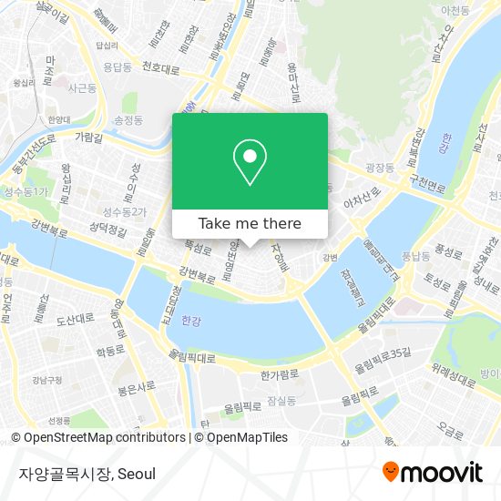 자양골목시장 map