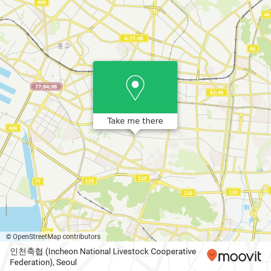 인천축협 (Incheon National Livestock Cooperative Federation) map
