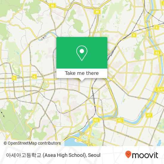 아세아고등학교 (Asea High School) map