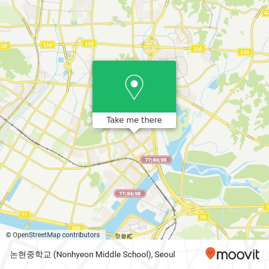 논현중학교 (Nonhyeon Middle School) map