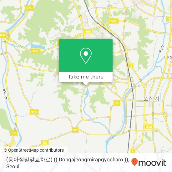 (동아정밀앞교차로) (( Dongajeongmirapgyocharo )) map