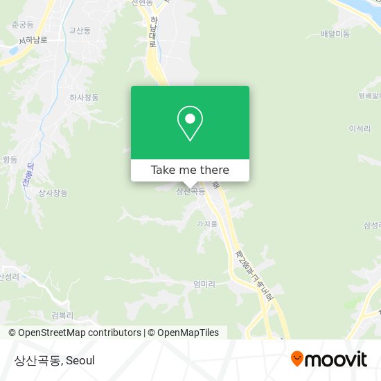 상산곡동 map