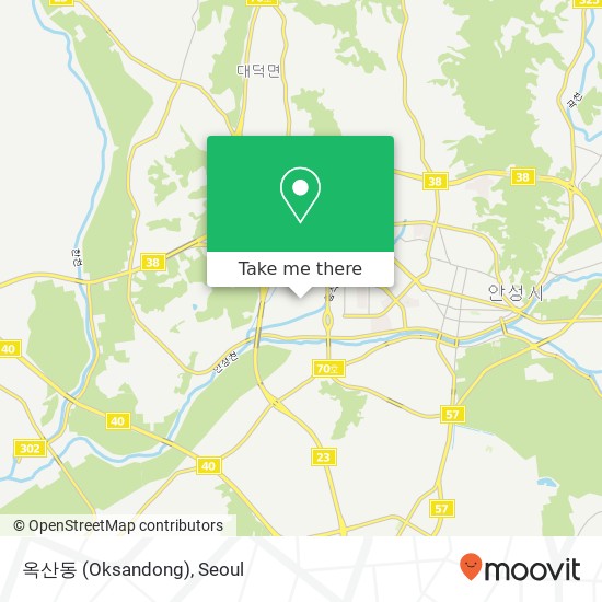 옥산동 (Oksandong) map